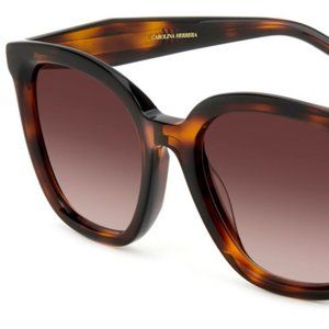 Carolina Herrera HER 0025 Sunglasses in Tortoise/Magenta